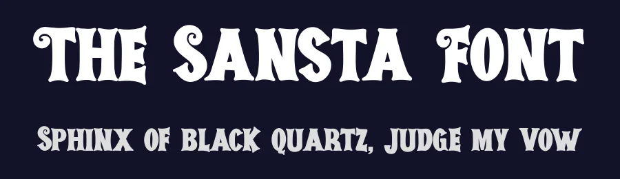 The Sansta Font by Beary Type Studio — Display Font — thumbnail 2