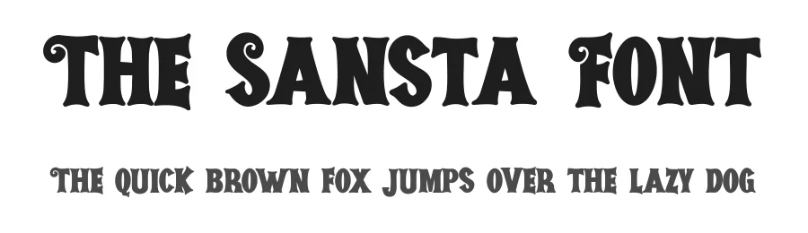 The Sansta Font by Beary Type Studio — Display Font