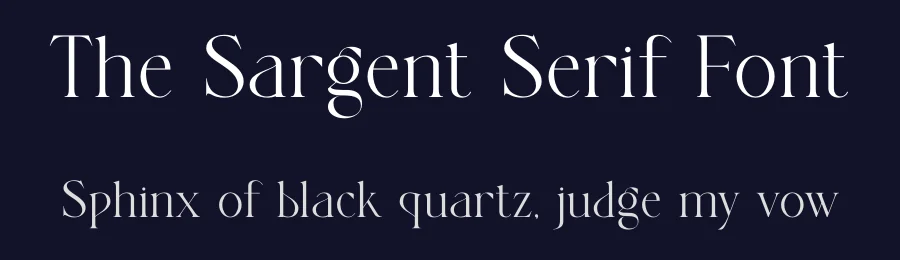 The Sargent Serif Font by SURATMI — Serif Font — thumbnail 2