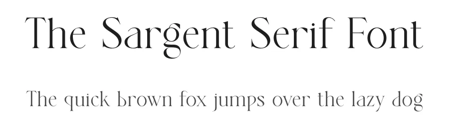 The Sargent Serif Font by SURATMI — Serif Font