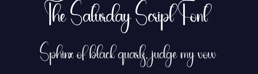 The Saturday Script Font by andikastudio — Script Handwritten Font — thumbnail 2