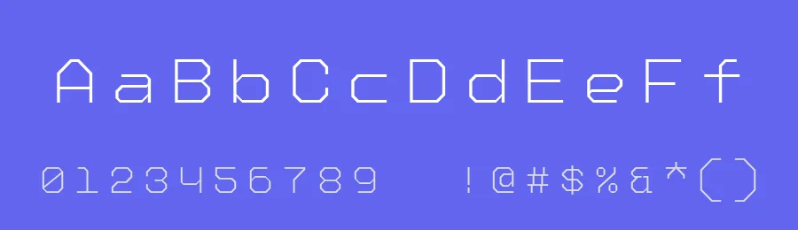 The Siga Mono Font Family by Greentrik6789 — Display Font — thumbnail 3