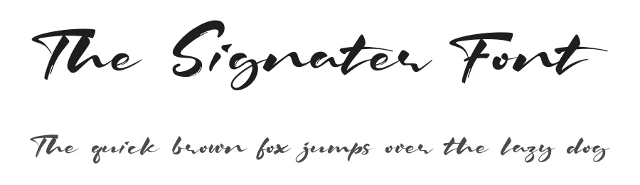 The Signater Font by typeline studio — Script Handwritten Font