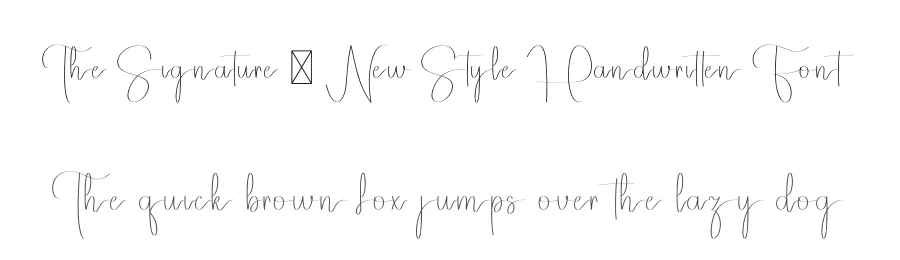 The Signature – New Style Handwritten Font by freshtypeink — Script Handwritten Font