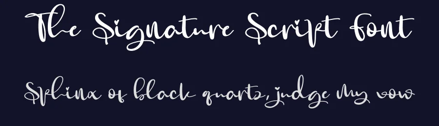 The Signature Script Font by creativeletter — Script Handwritten Font — thumbnail 2