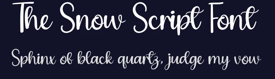 The Snow Script Font by andikastudio — Script Handwritten Font — thumbnail 2
