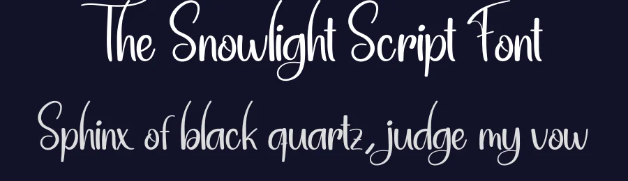The Snowlight Script Font by andikastudio — Script Handwritten Font — thumbnail 2