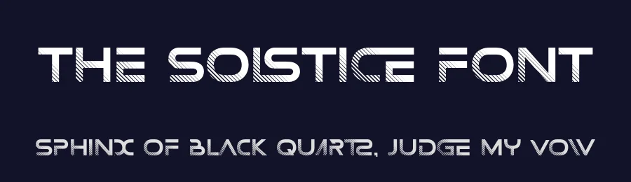 The Solstice Font by 177Studio — Sans Serif Font — thumbnail 2