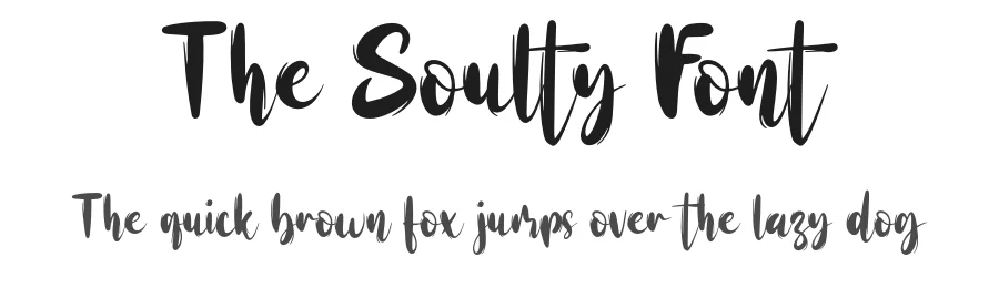 The Soulty Font by Forberas Foundry — Script Handwritten Font