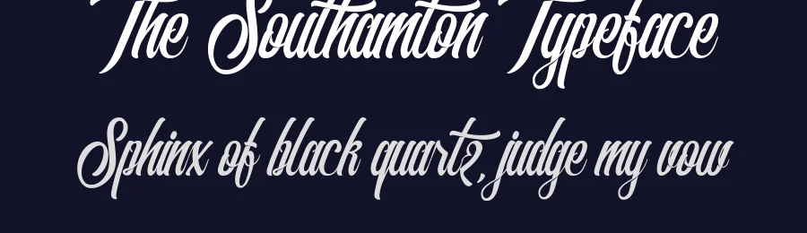 The Southamton Typeface by WNPRHCO — Script Handwritten Font — thumbnail 2