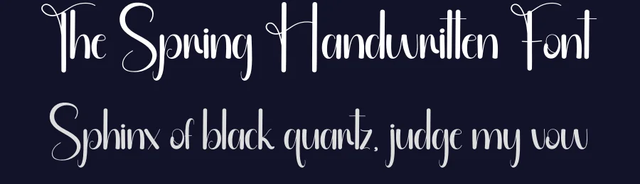 The Spring Handwritten Font by andikastudio — Script Handwritten Font — thumbnail 2