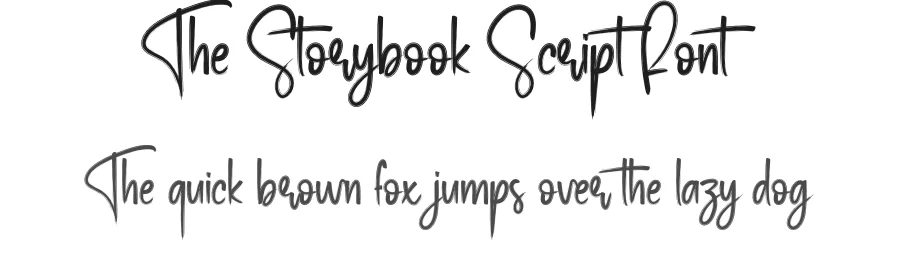 The Storybook Script Font by creativeletter — Script Handwritten Font