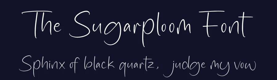 The Sugarploom Font by grahatype — Decorative Font — thumbnail 2