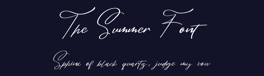 The Summer Font by el hotcig — Script Handwritten Font — thumbnail 2