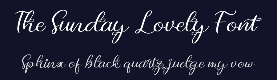 The Sunday Lovely Font by perspectype — Script Handwritten Font — thumbnail 2
