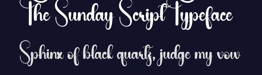 The Sunday Script Typeface by andikastudio — Script Handwritten Font — thumbnail 2