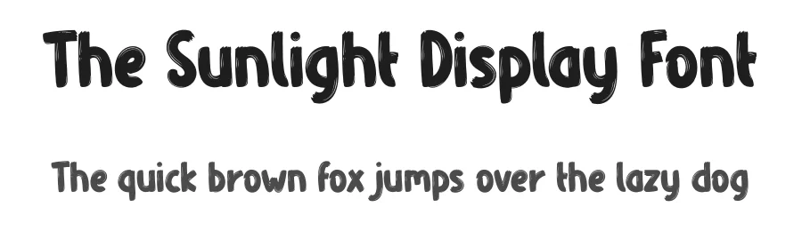The Sunlight Display Font by creativeletter — Script Handwritten Font