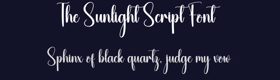 The Sunlight Script Font by creativeletter — Script Handwritten Font — thumbnail 2