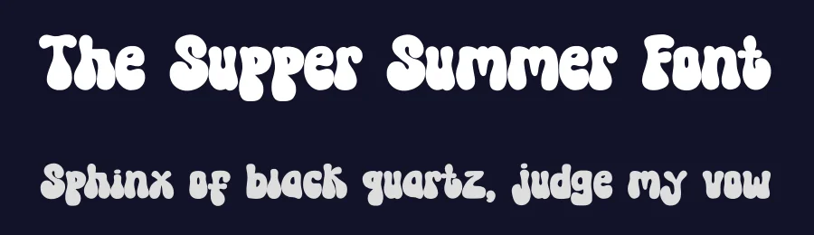 The Supper Summer Font by Minimalist Eyes — Display Font — thumbnail 2