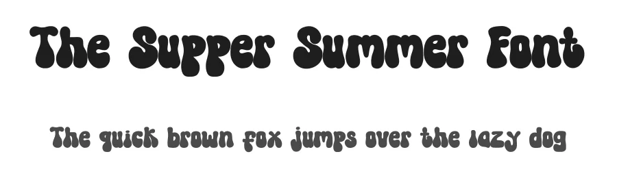 The Supper Summer Font by Minimalist Eyes — Display Font