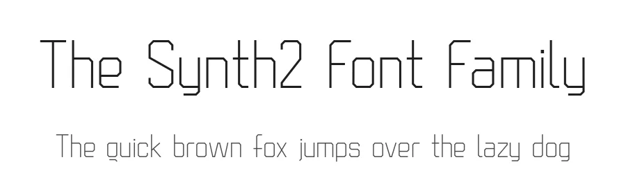 The Synth2 Font Family by Pasternak — Sans Serif Font