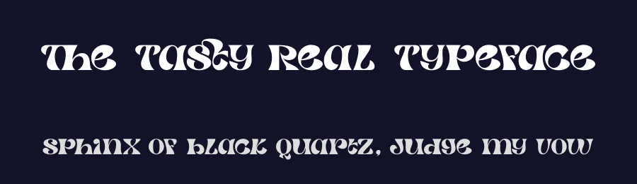 The Tasty Real Typeface by timelesstype.co — Display Font — thumbnail 2