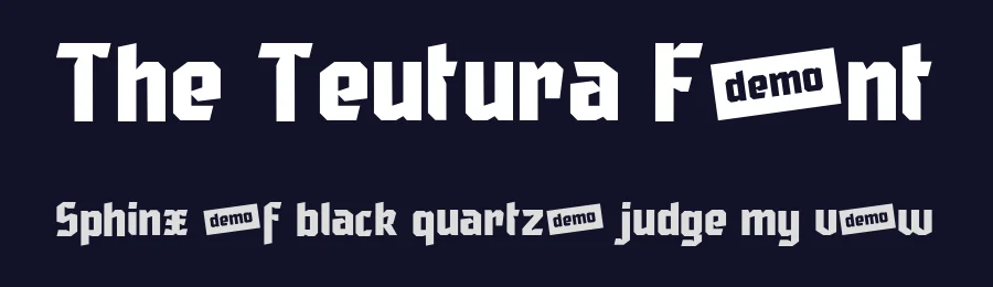 The Teutura Font by Maciej Świerczek — Sans Serif Font — thumbnail 2