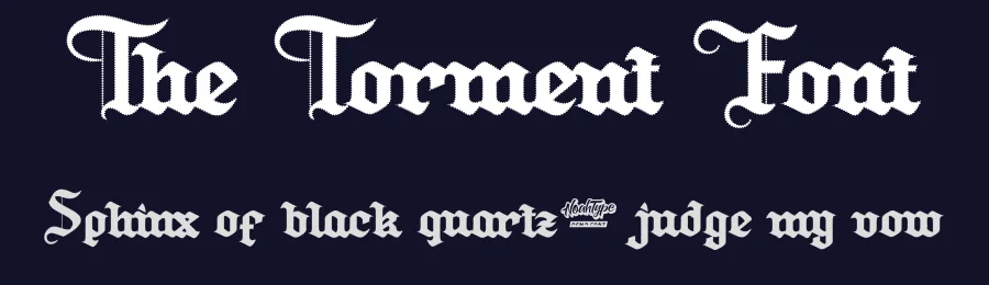 The Torment Font by noahtype — Display Font — thumbnail 2