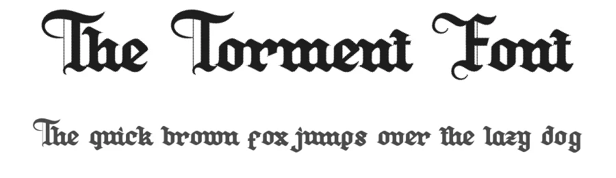 The Torment Font by noahtype — Display Font