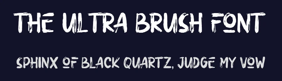 The Ultra Brush Font by Garisman Std — Script Handwritten Font — thumbnail 2
