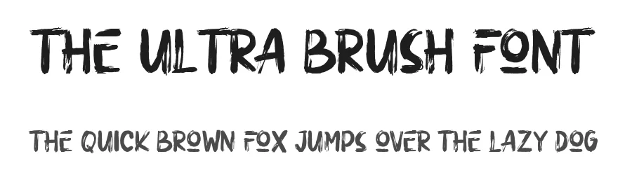 The Ultra Brush Font by Garisman Std — Script Handwritten Font