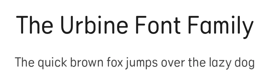 The Urbine Font Family by Ckhans Fonts — Sans Serif Font