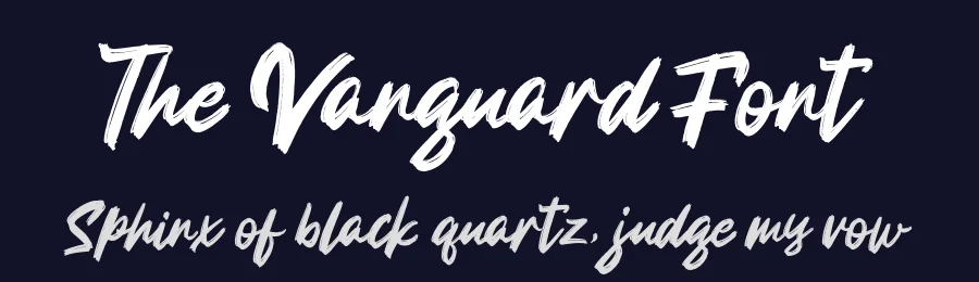 The Vanguard Font by RCKY Studio — Script Handwritten Font — thumbnail 2