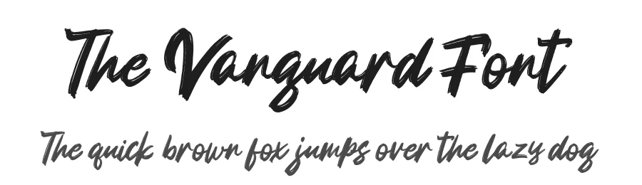 The Vanguard Font by RCKY Studio β Script Handwritten Font
