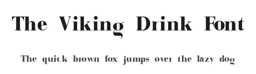 The Viking Drink Font by Fo Da — Sans Serif Font