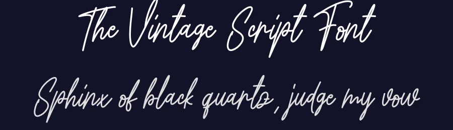 The Vintage Script Font by creativeletter — Script Handwritten Font — thumbnail 2
