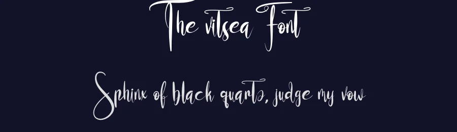 The vitsea Font by fahmistudio99 — Script Handwritten Font — thumbnail 2