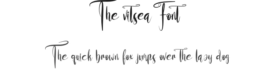 The vitsea Font by fahmistudio99 — Script Handwritten Font