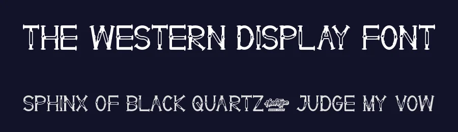 The Western Display Font by noahtype — Serif Font — thumbnail 2