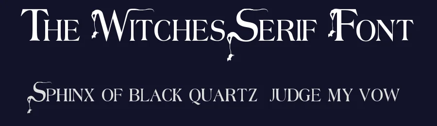 The Witches Serif Font by FZ Fonts — Serif Font — thumbnail 2