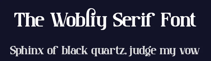 The Wobliy Serif Font by Storytype — Serif Font — thumbnail 2