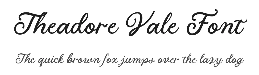 Theadore Vale Font by fonthentic — Display Font