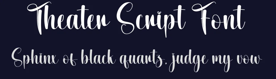 Theater Script Font by andikastudio — Script Handwritten Font — thumbnail 2