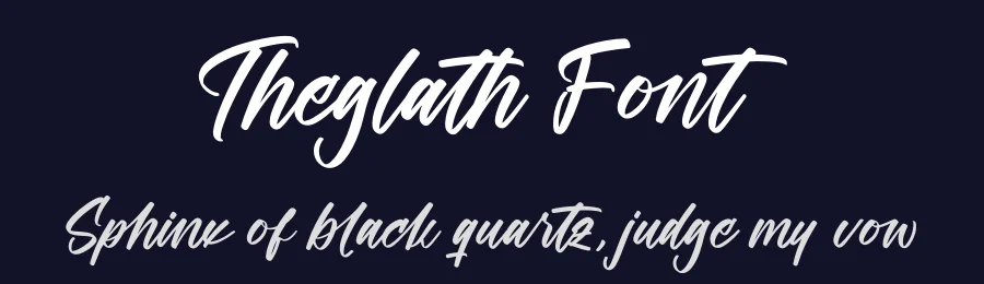 Theglath Font by stylishtype.co — Script Handwritten Font — thumbnail 2