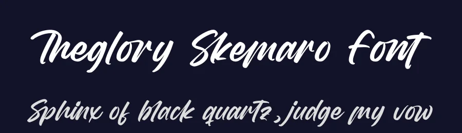 Theglory Skemaro Font by letterenastudios — Script Handwritten Font — thumbnail 2