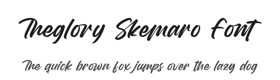 Theglory Skemaro Font by letterenastudios — Script Handwritten Font