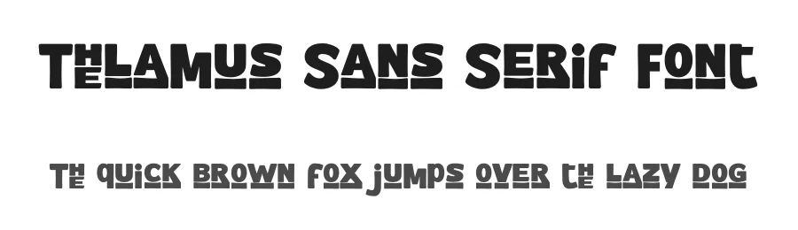 Thelamus Sans Serif Font by ToniStudio — Sans Serif Font