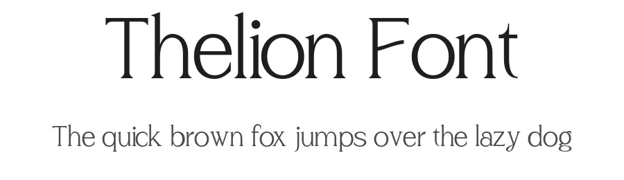 Thelion Font by roomspace.cl — Serif Font