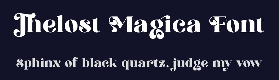 Thelost Magica Font by timelesstype.co — Serif Font — thumbnail 2