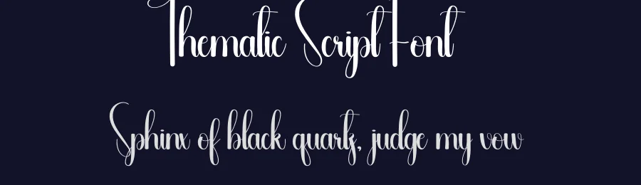 Thematic Script Font by andikastudio — Script Handwritten Font — thumbnail 2